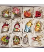 NEW - Inge Glas Bridal Collection Glass Ornament 12 Piece Set
